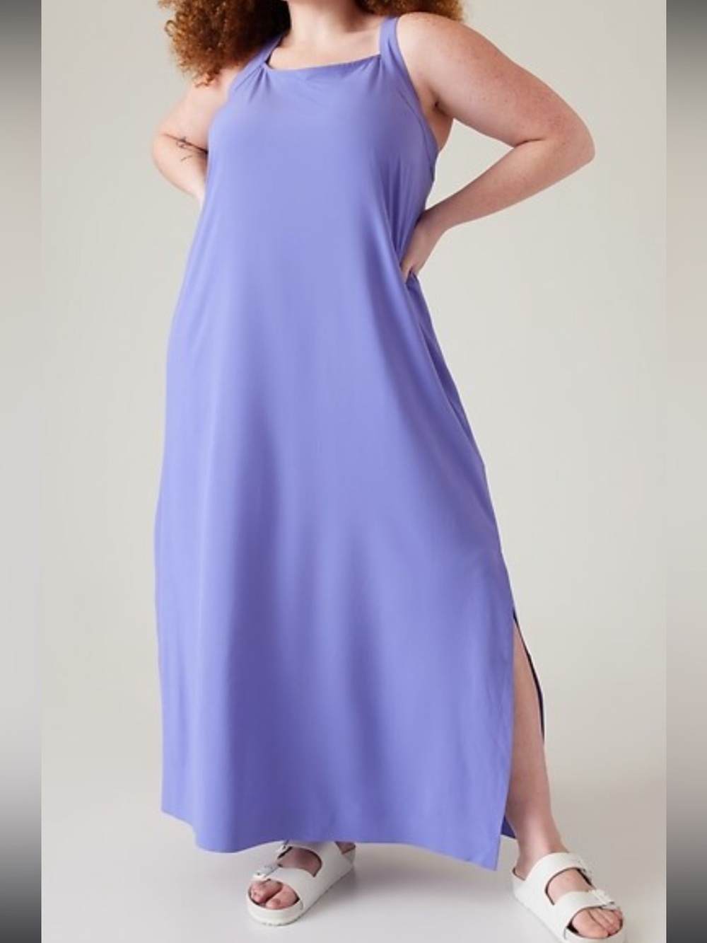 Athleta Arrival Maxi Dress in the shade Dark Adonis Blue